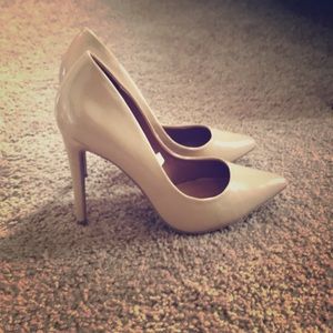 Nude colored heels